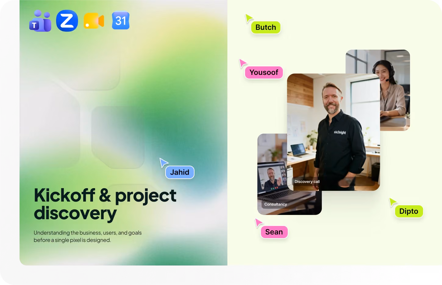 Project discovery phase and initial UX strategy mapping workshop