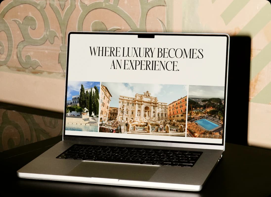 laptop mockup where luxury becomes experience