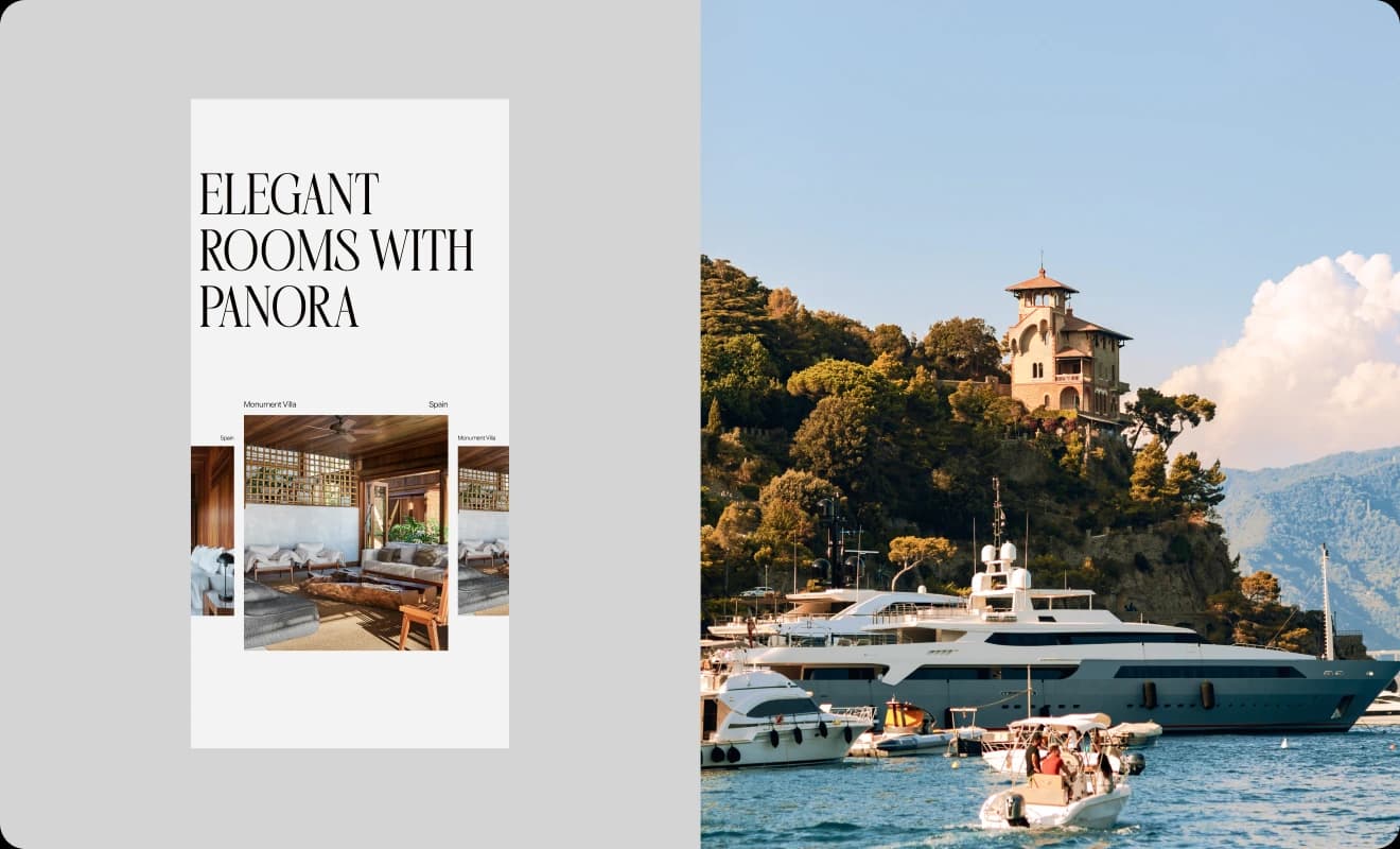 Mobile elegant rooms and yacht