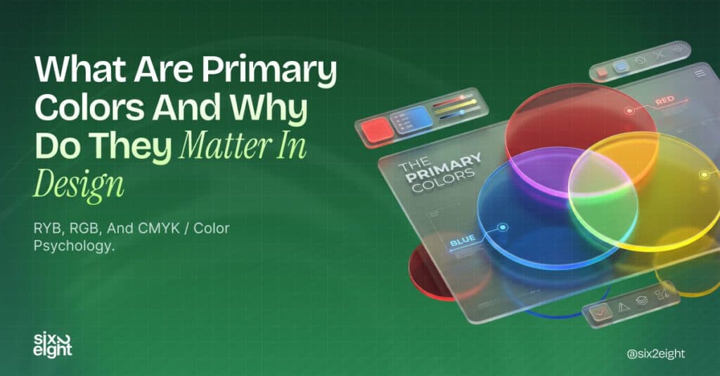 What are primary colors and how do they influence design