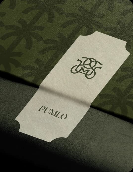 pumlo packaging sticker