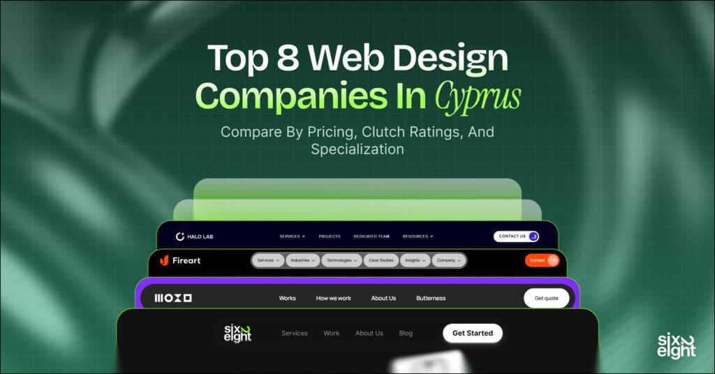 Top web design companies in Cyprus, ranked by six2eight