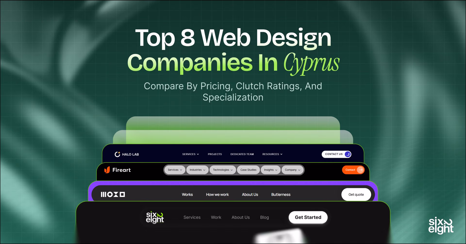 Top web design companies in Cyprus, ranked by six2eight